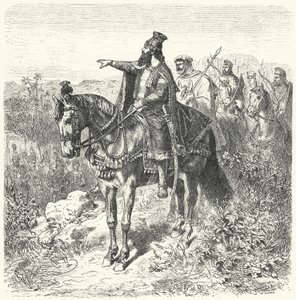 Ciro, o Grande, Imperador Persa (gravura)