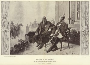 Napoleão III e Bismarck na manhã após a Batalha de Sedan