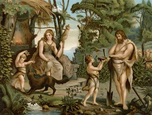Rio da Expulsão (lito colorido) de Wilhelm Ebbinghaus