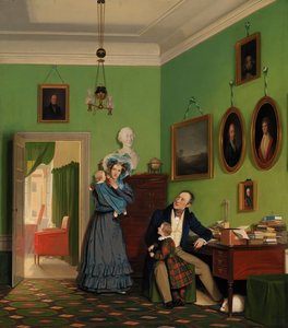 Família Waagepetersen de Wilhelm Ferdinand Bendz