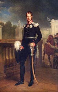 Retrato do Rei Frederico Guilherme III da Prússia, 1818 de Wilhelm Friedrich Herbig