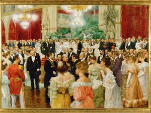 Baile na Câmara Municipal de Viena (óleo sobre tela)