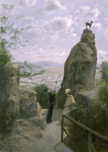 Gemse am Hirschensprung (A camurça no salto do veado)