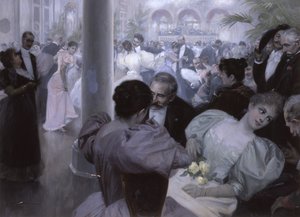 Reunion im Kurhaus (Ball in the Spa House) de Wilhelm Gause