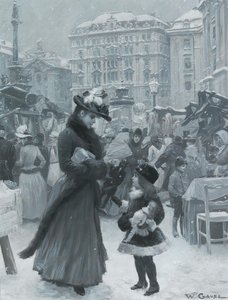 A Feira de Natal Am Hof, 1901.