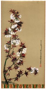 As flores de cerejeira de Mikawa, século XIX 1886