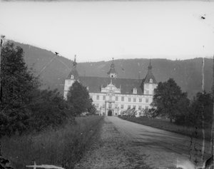 Castelo de Eggenberg em Eggenberg, perto de Graz de Wilhelm J. Burger