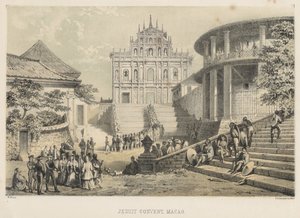 Convento dos Jesuítas, Macau, 1855