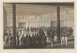Recepção no Castelo de Shui, 1855 de Wilhelm Joseph Heine