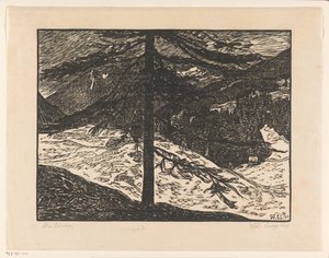 The Larch (título original no objeto) de Wilhelm Laage (signed by artist)