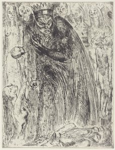 Macbeth V (A Visão de Lady Macbeth) de Wilhelm Lehmbruck