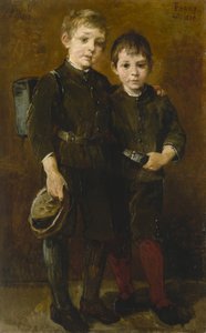Retrato dos filhos do artista de Wilhelm Marc