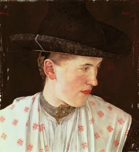 Cabeça de uma menina camponesa, c.1880