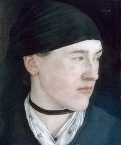 Cabeça de uma jovem garota, 1879 de Wilhelm Maria Hubertus Leibl