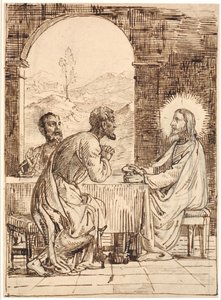 Cristo em Emaús de Wilhelm Marstrand