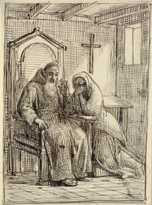 O confessor horrorizado de Wilhelm Marstrand