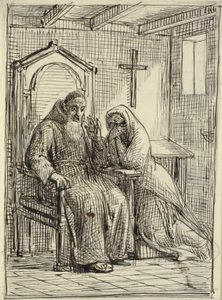 O confessor horrorizado de Wilhelm Marstrand