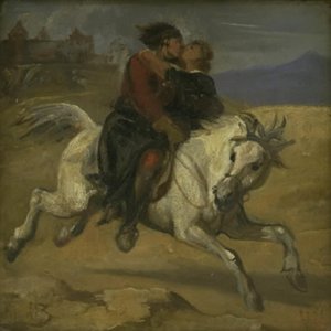 Uma cena de abdução de Wilhelm Marstrand