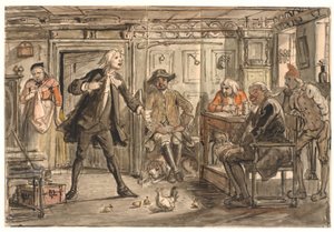 Erasmus Montanus debate com Per Degn de Wilhelm Marstrand