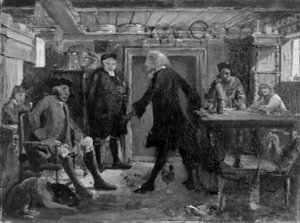 De «Erasmus Montanus», de Ludvig Holberg, Ato III, Cena 3 de Wilhelm Marstrand