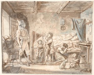 O regresso a casa dos órfãos de Wilhelm Marstrand