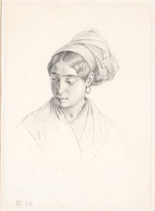 Chefe da mulher italiana de Wilhelm Marstrand