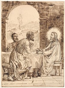 Cristo em Emaús de Wilhelm Marstrand