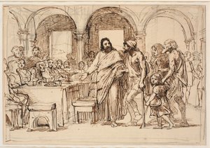 A Grande Ceia de Wilhelm Marstrand