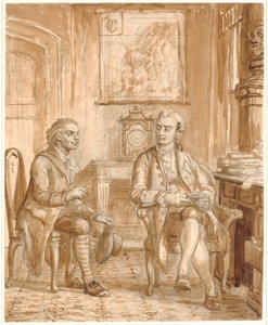 Ministro Guldberg e Wessel de Wilhelm Marstrand