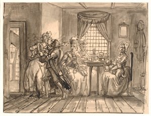 A visita dos Conselheiros a Geske de Wilhelm Marstrand