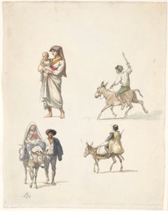 Camponeses italianos itinerantes de Wilhelm Marstrand