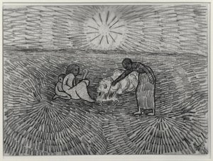 Fogo de batata II de Wilhelm Morgner