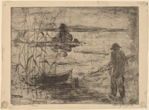 Pesca no rio Havel de Wilhelm Oesterle