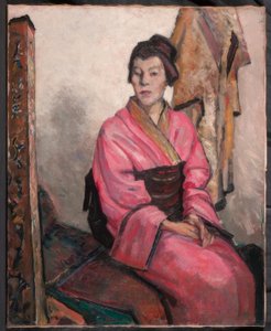 Senhora em um quimono de Wilhelm Thöny
