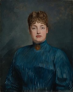 Retrato da senhorita Elly Neal de Wilhelm Trübner