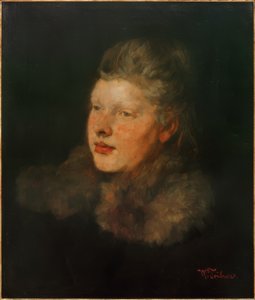 Loira com pêlo de Wilhelm Trübner