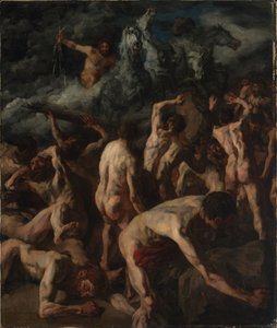 Combate dos Titãs de Wilhelm Trübner