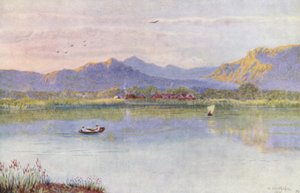 Em Lakeside, na direção de Constantia (litografia a cores)