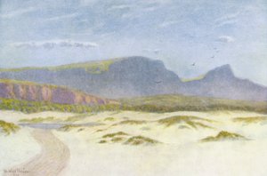 Dunas de areia (litografia a cores)
