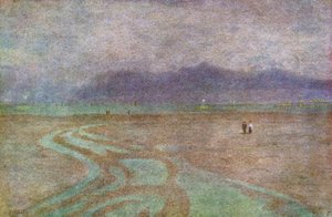 As montanhas de Simonstown, com os faróis de Cape Point e Roman Rock (litografia a cores)