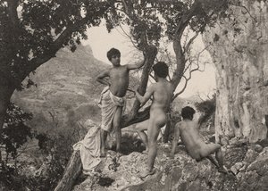 estudo de nus nus masculinos, c.1900 de Baron Wilhelm von Gloeden