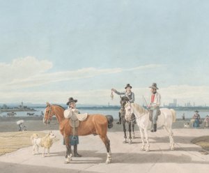 Cavaleiros perto de Munique, 1830.