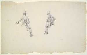 Estudo de um hussardo austríaco de Wilhelm von Kobell
