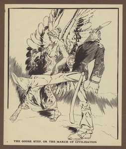 O Passo do Ganso, ou a Marcha da Civilização (litho)