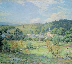Manhã de setembro, Plainfield, New Hampshire de Willard Leroy Metcalf