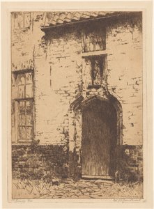 Brugge (título original sobre o objecto) de Willem Adrianus Grondhout (signed by artist)