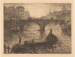 Londen (título original sobre o objecto) de Willem Adrianus Grondhout (signed by artist)