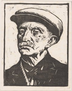 Retrato de um homem desconhecido de Willem Adrianus Grondhout (signed by artist)