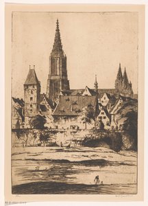 Ulm (título original sobre o objecto) de Willem Adrianus Grondhout (signed by artist)