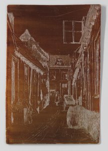 Rua velha em Voorburg de Willem Adrianus Grondhout